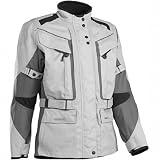 First Gear Kilimanjaro Ladies Textile Jacket - Black/Grey - 2XL