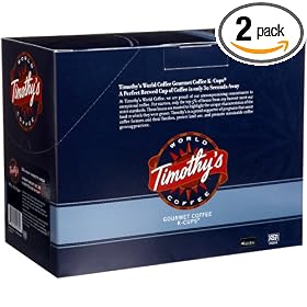 Timothy's World Coffee K-Cups, Variety Pack for Keurig Brewers, 22-Count K-Cups (Pack of 2)