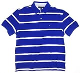 Tommy Hilfiger Men's Striped Polo Shirt in Royal Blue, White (CLASSIC FIT)