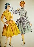 McCall's 4920 Junior Shirt Dress with Full Skirt, Rockabilly Size 13 (Bust 33