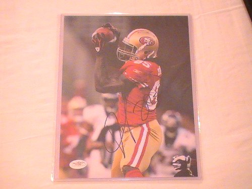 VERNON DAVIS SIGNED AUTOGRAPHED 8/10 PHOTO SAN FRANSICO 49ERS COA + HOLOGRAM JSA
