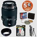 Canon EF 100mm f/2.8 USM Macro AF Lens & Filters & 6 Year Warranty & Accessory Kit