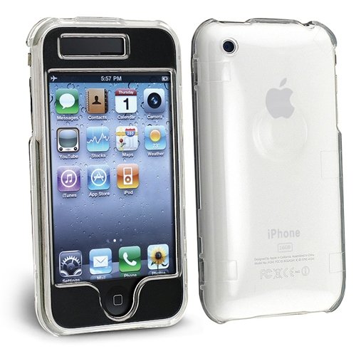 Apple iPhone 3GS 16GB / 32GB Crystal Clear Transparent Snap-On Cover Hard Case Cell Phone Protector by Eforcity