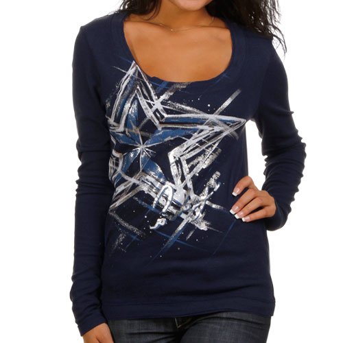 Dallas Cowboys Women's Edith Long Sleeve Thermal Top Large