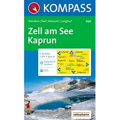 Zell am See, Kaprun: Wandern, Rad, Langlauf, Skitouren. Mit Panorama. GPS-genau. 1:35.000