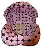 Emmalu Designs Waterproof Removable Infant Car Seat Cover - Pink and Chocolate Dot