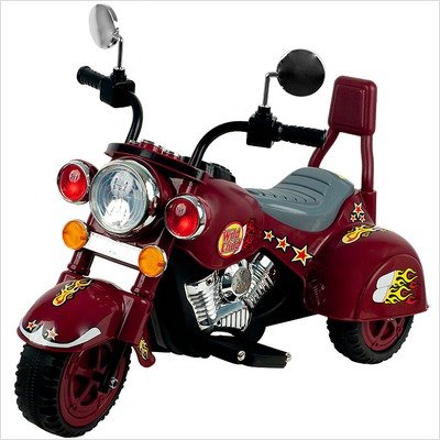 Lil Rider Maroon Marauder Motorcycle - Three Wheeler