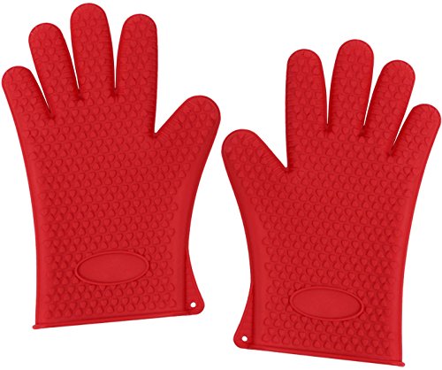 Leisure Ready BBQ Grilling Gloves - Temperatures To 425 Degrees - One Size Fits Most