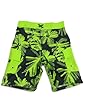 Osh Kosh B'gosh - Boys Flower And Leaf Swimsuit, Navy, Lime (Size 6)