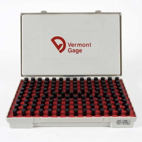 Vermont Gage 901100600 5010 - 6250 Class ZZ Plus Pin Gage Set