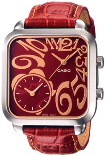 Casio Poptone Ltf117l-4a2 Red Women Watch