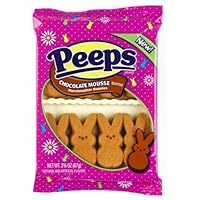 Chocolate Marshmallow Peeps Mousse Flavored Bunnies 8ct.