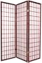 Original Asian Style Portable Partitions - 5ft. Window Pane Japanese Privacy Screen Room Divider - 4 Sizes - 6 Colors