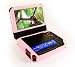 Tuff-Luv Leather case cover for sony portable DVD player 7 inch FX720 / DVP-FX720 series & Car Harness (Pink)