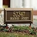 Farrington Standard Address Plaque - Bronze,Lawn - Frontgate, Bronze, Style: Lawn