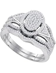 0.40CTW-DIA MIRO-PAVE BRIDAL SET