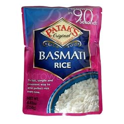 Patak's 90 Second Rice, Basmati, 8.82-Ounce Units (Pack of 12)