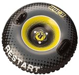 Restart Restart Schneereifen Schlitten Rodel aufblasbar rund (rund||schwarz gelb)