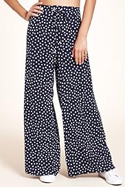 Spotted Beach Trousers with Belt