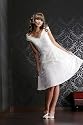 Brautkleid / Standesamt Kleid knielang