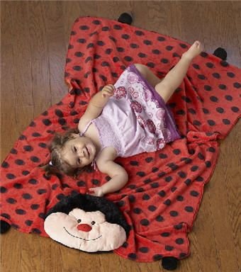 My Pillow Pets Ladybug Blanket