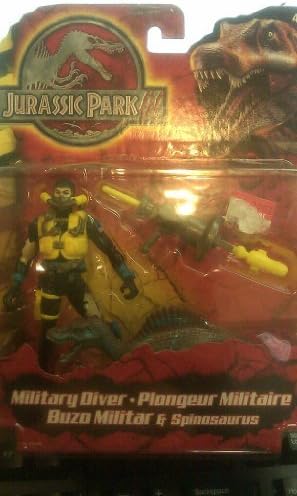 Jurassic Park III Military Diver &amp; Spinosaurus by Jurassic Park III
