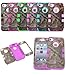 JUSTING@Apple iPhone 5C 3-piece Triple Layer Hybrid Real Tree Camo Hybrid Hard Case Cover (Purple)