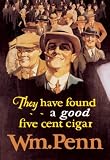 Buyenlarge - William Penn Cigars 12x18 Giclee on canvas