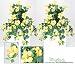TWO 29" Artificial Hibiscus Hanging Flower Bushes