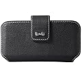 Eden Park - Etui horizontal en cuir noir pour iPHONE 4 - Mobile Avenue