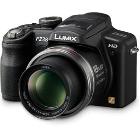 Panasonic Lumix DMC-FZ38EB-K Digital Camera - Black (12.1MP, 18 x Optical Zoom) 2.7 inch LCD