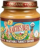 Earth's Best 2nd Turkey/vegetable, 4 Ounce Jars (Pack of 24)