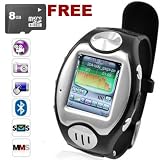 MW09 Watch Cell Phone with Micro 8GB ~ unlocked~ Quad-band