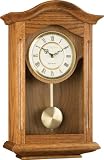 Oak Finish Pendulum Wall Clock - LC25058