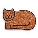 玄関マット屋外 コイヤーマット 足マット 猫 Carp yeah mat　ペット用