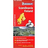 scandinavia  finland national map 711 michelin national maps