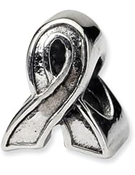 Sterling Silver Awareness Ribbon Charm Bead Fits Pandora Chamilia Biagi Bracelet