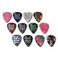 rockpicks 12 x Plektrum Picks Plektron in 3 St�rken Pearloid