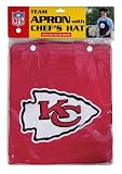 NFL Kansas City Chiefs Chef Hat and Apron Set