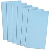 DII 100% Cotton, Oversized Basic Everyday 20x 20" Napkin, Set of 6, Light Blue
