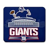 New York Giants Rectangular Mouse Pad - 9.25 x 7.75 Mouse Mat - Deluxe Mousepad
