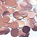 Round Flat Sequin 20mm Top Hole Soft Pink Metallic. Couture Paillettes. Made in USA