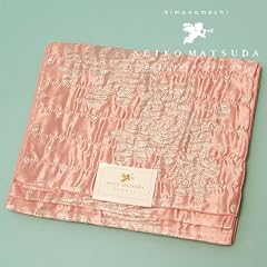SEIKO MATSUDA(松田聖子)浴衣兵児帯「落ち着きのある淡いめピンク×小さなドットと大きなバラ」 1S-125