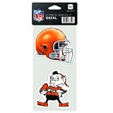 NFL Cleveland Browns 4-by-8 Die Cut Decal