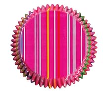 50 Wilton Snappy Stripes Cupcake Cases
