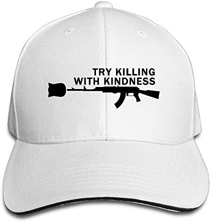 Try Killing With Kindness Baseball Cap Adjustable Hat