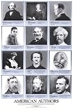 American Authors Subject Art Poster Print, 24x36