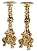 Rosanna Dauphine Candlesticks, Set Of Two Gold Electoplate Candlesticks In Gift Box