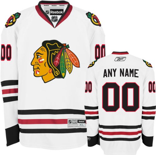 Chicago Blackhawks White Premier Jersey: Customizable NHL Jersey
