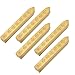 Yoption 5 Pieces Sealing Wax Sticks Set Without Wicks for Wax Seal Stamp (Golden)
